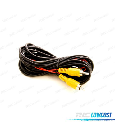 CÁMARA TRASERA CON EMISOR RECEPTOR WIRELESS PARA GPS DVD POR RCA