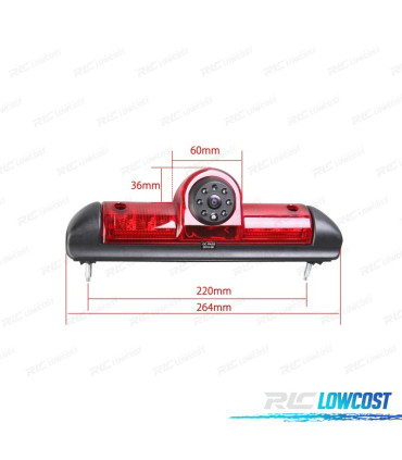 CAMÉRA DE RECUL AVEC VISION NOCTURNE CITROËN FIAT ET PEUGEOT