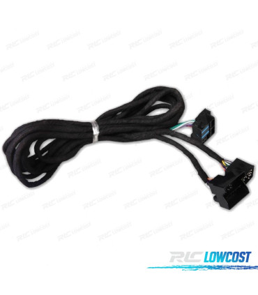 CÂBLE ISO DE 6 MÈTRES VOITURE BMW AVEC CONNEXION DANS LE COFFRE