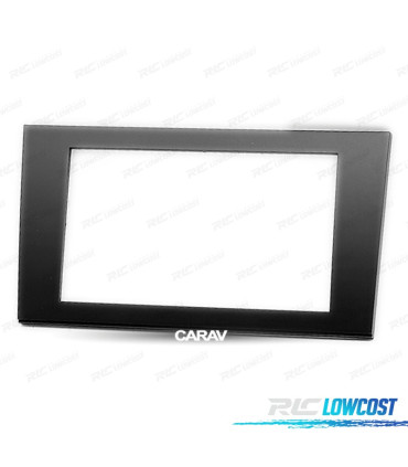 FACADE AUTORADIO 2 DIN NOIR POUR AUDI A4 ET SEAT EXEO