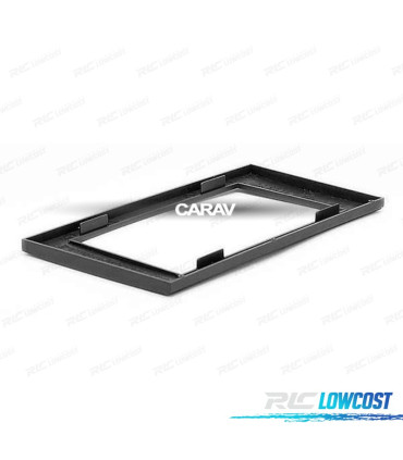 FACADE AUTORADIO 2 DIN NOIR POUR AUDI A4 ET SEAT EXEO