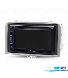 FACADE AUTORADIO 2 DIN GRIS POUR ALFA ROMEO 147 ET GT