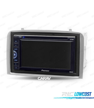 FACADE AUTORADIO 2 DIN GRIS POUR ALFA ROMEO 147 ET GT