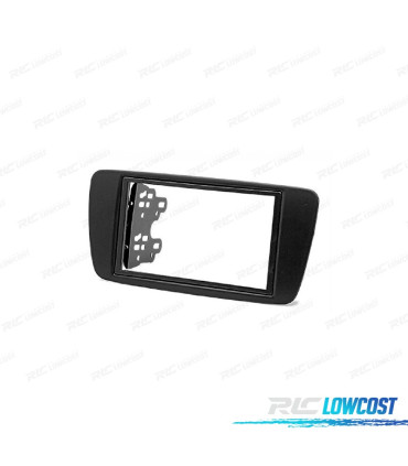 FACADE AUTORADIO 2-DIN NOIR POUR SEAT IBIZA 08-15