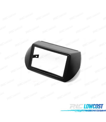 FACADE AUTORADIO 2-DIN NOIR POUR CITROEN NEMO PEUGEOT BIPPER FIAT FIORINO, QUBO