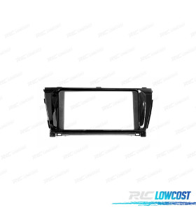 FACADE AUTORADIO 2 DIN NOIR BRILLANT POUR TOYOTA COROLLA 13-16