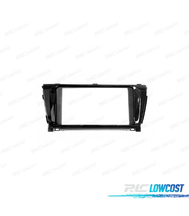 FACADE AUTORADIO 2 DIN NOIR BRILLANT POUR TOYOTA COROLLA 13-16