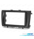 FACADE AUTORADIO 2-DIN NOIR POUR TOYOTA AVENSIS 09-15
