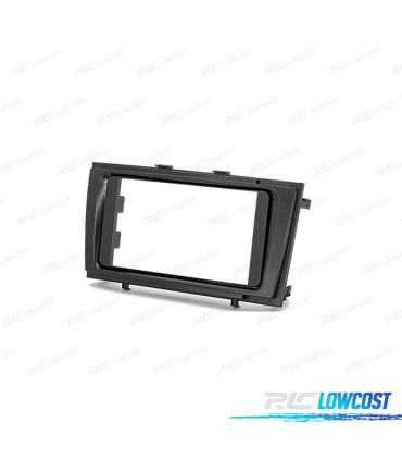 FACADE AUTORADIO 2-DIN NOIR POUR TOYOTA AVENSIS 09-15