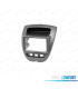 FACADE AUTORADIO 2-DIN NOIR POUR CITROEN C1 TOYOTA AYGO PEUGEOT 107 05-14