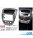 FACADE AUTORADIO 2-DIN NOIR POUR CITROEN C1 TOYOTA AYGO PEUGEOT 107 05-14