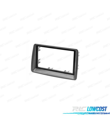 FACADE AUTORADIO 2 DIN GRIS POUR FIAT PANDA