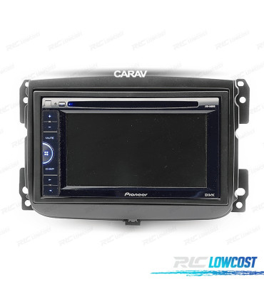 FACADE AUTORADIO 2 DIN NOIR POUR FIAT 500L