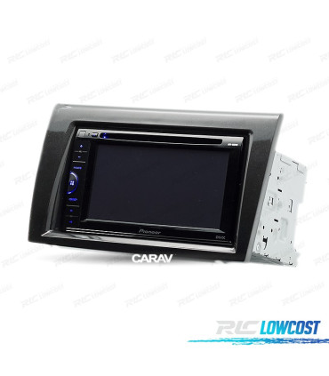 FACADE AUTORADIO 2-DIN NOIR POUR FIAT BRAVO