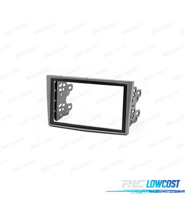 FACADE AUTORADIO 2 DIN GRIS POUR OPEL ASTRA ANTARA CORSA ZAFIRA