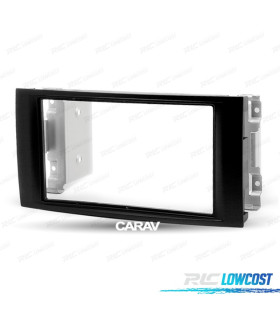FACADE AUTORADIO 2-DIN NOIR POUR VOLKSWAGEN VW TOUAREG 02-10 T5 MULTIVAN, ELLE, TRANSPORTER 03-09