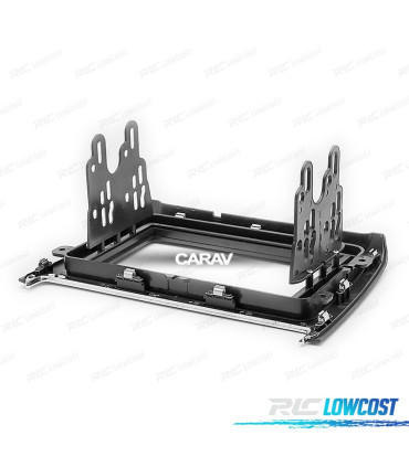 FACADE ADAPTATEUR AUTORADIO 2-DIN NOIR POUR VOLKSWAGEN VW POLO 14-