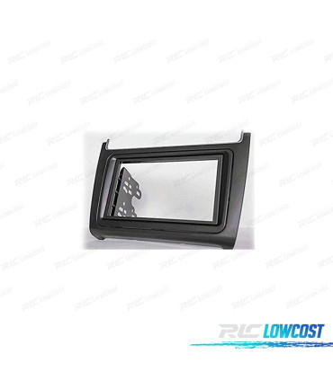 FACADE ADAPTATEUR AUTORADIO 2-DIN NOIR POUR VOLKSWAGEN VW POLO 14-