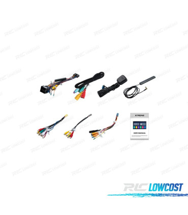 NAVEGADOR GPS 1DIN ANDROID 9.0 LCD TÁCTIL 10" CARPLAY USB DUAL ZONE