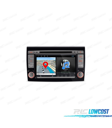 AUTORADIO GPS ANDROID 10 POUR FIAT BRAVO 07-14 7"