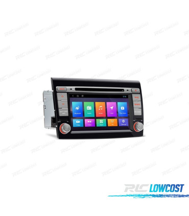 AUTORADIO GPS ANDROID 10 POUR FIAT BRAVO 07-14 7"