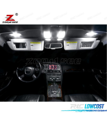 KIT 20 AMPOULES LED INTÉRIEUR POUR AUDI A6 S6 RS6 C6 AVANT 05-11