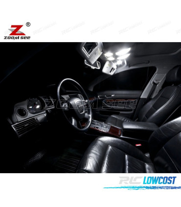 KIT 20 AMPOULES LED INTÉRIEUR POUR AUDI A6 S6 RS6 C6 AVANT 05-11