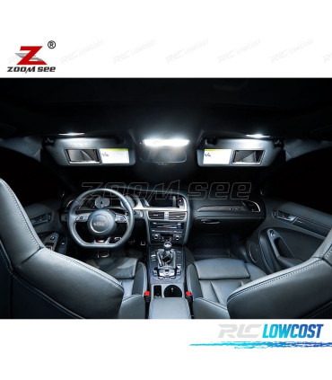 KIT 20 AMPOULES LED INTÉRIEUR AUDI A4 S4 B8 QUATTRO AVANT
