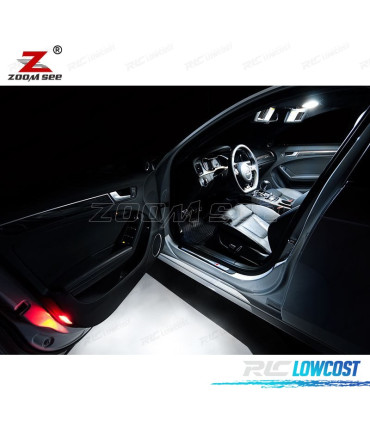 KIT 20 AMPOULES LED INTÉRIEUR AUDI A4 S4 B8 QUATTRO AVANT
