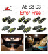 KIT 25 AMPOULES LED INTÉRIEUR POUR AUDI A8 S8 D3 2003-2009