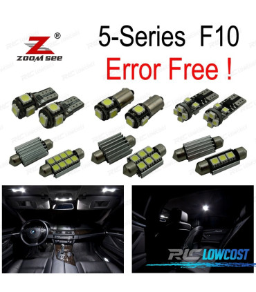 KIT 21 AMPOULES LED INTÉRIEUR POUR BMW F10 528i 528i 535i 535i XDRIVE 550i 550i M5 2011+