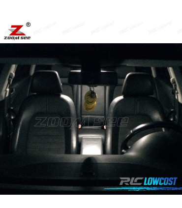 KIT 21 AMPOULES LED INTÉRIEUR SKODA FABIA BERLINE salón MK2 MKII 3T4 09-15