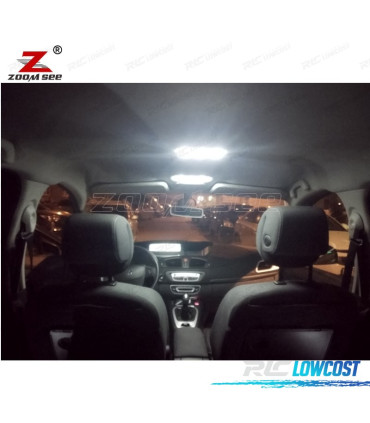 KIT 20 AMPOULES LED INTÉRIEUR POUR RENAULT GRAND MODUS III 3 MK3 2009-2016