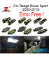 KIT 28 AMPOULES LED INTÉRIEUR LAND ROVER SPORT 05-13