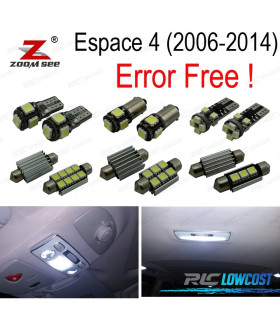 KIT 23 AMPOULES LED INTÉRIEUR POUR RENAULT ESPACE 4 IV MK4 2006-2014