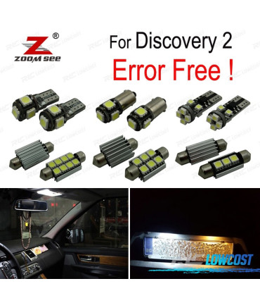 KIT 17 AMPOULES LED INTÉRIEUR LAND ROVER DISCOVERY 2 98-04