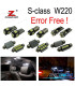 KIT 27 AMPOULES LED INTÉRIEUR POUR MERCEDES CLASSE E W211 BERLINE E200 E220 e240 E270 02-08
