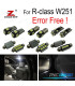 KIT 22 AMPOULES LED INTÉRIEUR POUR MERCEDES CLASSE R W251 R320 R350 R500 06-14