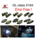 KIT 26 AMPOULES LED INTÉRIEUR POUR MERCEDES CLASSE GL X164 GL320 GL350 GL420 GL450 GL500 06-12