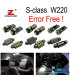 KIT 22 AMPOULES LED INTÉRIEUR POUR MERCEDES CLASSE S W220 S320 S350 s400 S420 S430 1999-2005