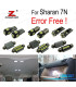 KIT 21 AMPOULES LED INTÉRIEUR POUR VOLKSWAGEN VW SHARAN 7N 2011-2018