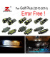 KIT 14 AMPOULES LED INTÉRIEUR POUR VOLKSWAGEN VW GOLF PLUS 2010-2014