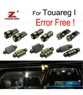 KIT 18 AMPOULES LED INTÉRIEUR POUR VOLKSWAGEN VW TOUAREG I 7LA 7L6 7L7 2002-2009