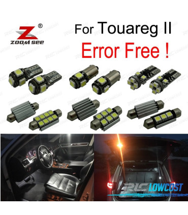 KIT 23 AMPOULES LED INTÉRIEUR POUR VOLKSWAGEN VW TOUAREG II 7p 7P5 7P6 2010+