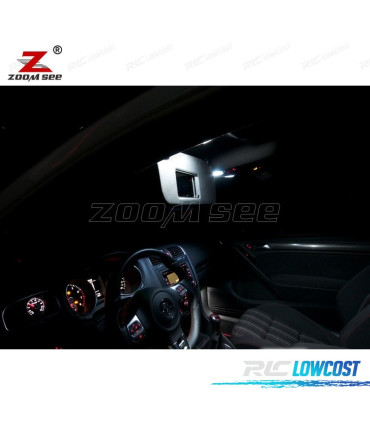 KIT 13 AMPOULES LED INTÉRIEUR POUR VOLKSWAGEN VW GOLF MK6 R GOLF R MKVI 2012-2013