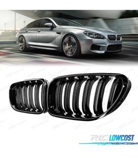 CALANDRE BMW F06 F12 F13 11-18 LOOK M6 NOIR BRILLANT