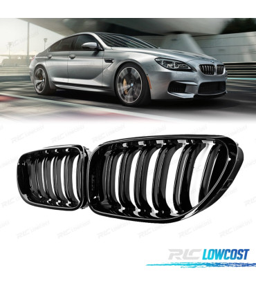 CALANDRE BMW F06 F12 F13 LOOK M6 NOIR BRILLANT