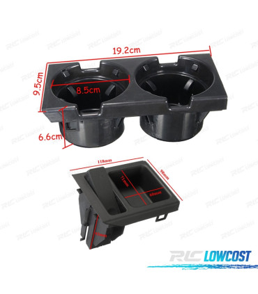 PORTE GOBELET ET MONNAIE POUR BMW E46