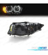 PHARES BMW E90 E91 LCI 08-12 ANGEL EYES LED CLIGNOTANT FOND NOIR