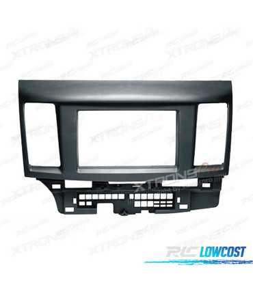 FACADE AUTORADIO 2 DIN NOIR POUR MITSUBISHI LANCER GALANT FORTIS INSPIRA